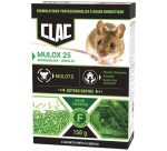 Appât céréales - Mulox 25 - mulot et campagnols - action rapide - 150 g - 6