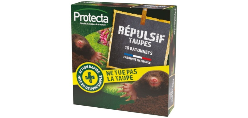 Répulsilf taupes - lot de 10 bâtonnets