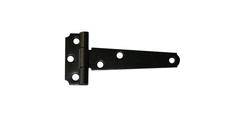 Penture anglaise légère - L : 75 mm - fixation murale - 20.5 x 1.5 mm - noi