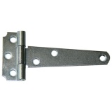 Penture anglaise légère - L : 75 mm - fixation murale - 20.5 x 1.5 mm - zin