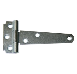 Penture anglaise légère - L : 75 mm - fixation murale - 20.5 x 1.5 mm - zin
