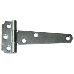 Penture anglaise légère - L : 75 mm - fixation murale - 20.5 x 1.5 mm - zin
