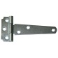 Penture anglaise légère - L : 75 mm - fixation murale - 20.5 x 1.5 mm - zin