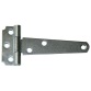Penture anglaise légère - 100 x 20.5 x 1.5 mm - zingué blanc