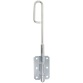 Verrou baïonnette à visser - D14 - L : 398 mm - platine - 90 X 66 x 1 mm -