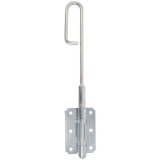 Verrou baïonnette à visser - D16 - L : 502 mm - platine - 95 x 67 x 1 mm -
