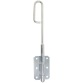 Verrou baïonnette à visser - D12 - L : 200 mm - platine - 80 X 60 x 1 mm -