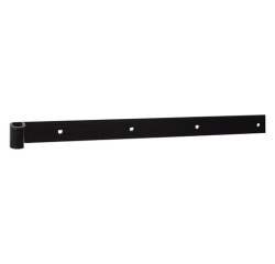 Penture bout droit - D14 - L : 300 mm - 30 x 4 mm - noir
