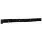 Penture bout droit - D14 - L : 300 mm - 30 x 4 mm - noir
