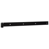 Penture bout droit - D14 - L : 500 mm - 30 x 4 mm - noir
