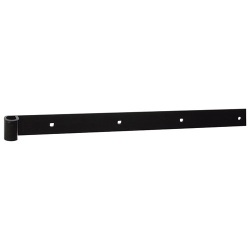 Penture bout droit - D14 - L : 500 mm - 30 x 4 mm - noir