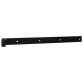 Penture bout droit - D14 - L : 500 mm - 30 x 4 mm - noir