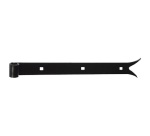 Penture bout queue de carpe - D14 - L : 400 mm - 30 x 4 mm - zingué blanc