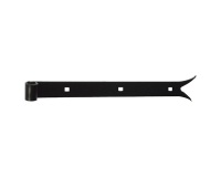 Penture bout queue de carpe - D14 - L : 700 mm - 35 x 4 mm - noir