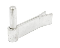 Gond à sceller renforcé - D14 - 130 x 35 x 4 mm - zingué blanc