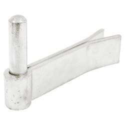 Gond à sceller renforcé - D14 - 130 x 35 x 4 mm - zingué blanc