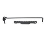 Crochet - D8 - L : 400 mm- crémaillère à poignée - noir