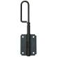 Verrou baïonnette à visser - D12 - L : 200 mm - platine - 80 X 60 x 1 mm -