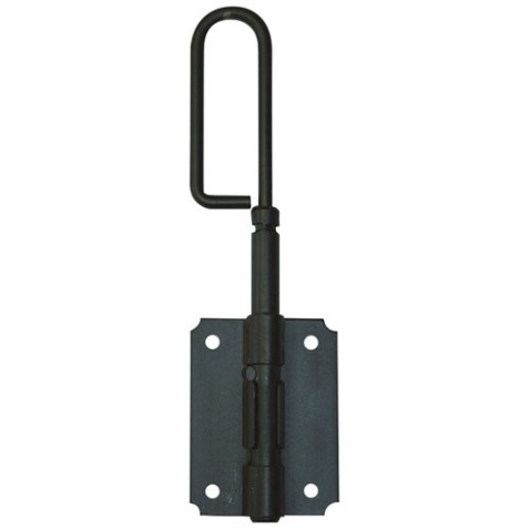 Verrou baïonnette à visser - D14 - L : 305 mm - platine - 90 X 66 x 1 mm -