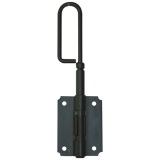 Verrou baïonnette à visser - D14 - L : 398 mm - platine - 90 X 66 x 1 mm -
