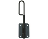 Verrou baïonnette à visser - D14 - L : 398 mm - platine - 90 X 66 x 1 mm -