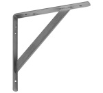 Console renforcée 300 x 300 - 35 x 4 mm - zingué blanc