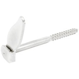 Tourniquet marseillais à vis bois - D10 - L : 130 mm - zingué blanc