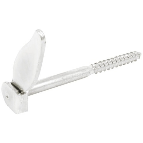 Tourniquet marseillais à vis bois - D10 - L : 130 mm - zingué blanc