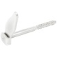 Tourniquet marseillais à vis bois - D10 - L : 130 mm - zingué blanc