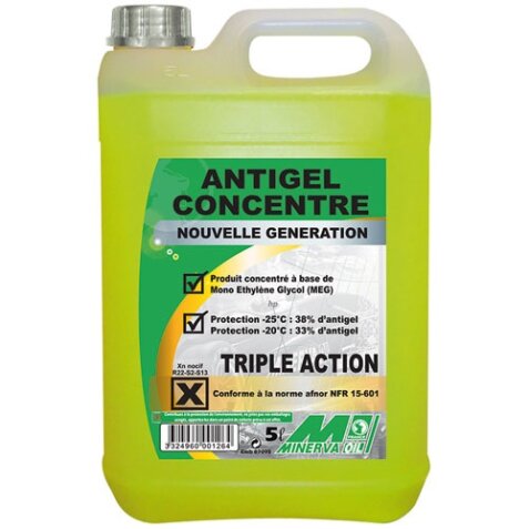 Antigel concentre 5l minerva