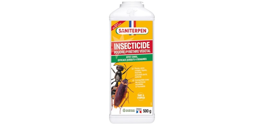Insecticide poudre - au pyrèthre végétal - 500 g