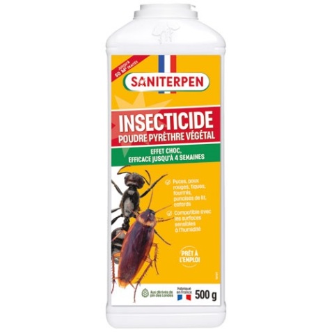 Insecticide poudre - au pyrèthre végétal - 500 g