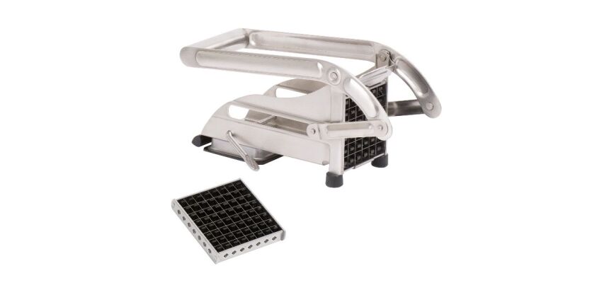 Coupe-frites à 2 grilles Inox