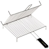 Grille à pieds double 40x30cm 1 poignée soft touch