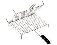 Grille à pieds double 40x30cm 1 poignée soft touch