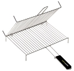 Grille à pieds double 40x30cm 1 poignée soft touch