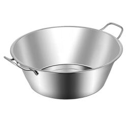 Bassine à gras et à confiture 38 cm Inox