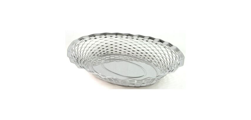 Corbeille à pain 25 x 18 cm Inox