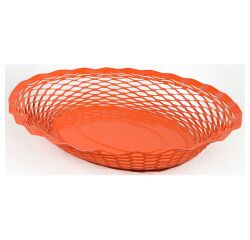 Corbeille à pain 30 x 24 cm Orange - Vintage