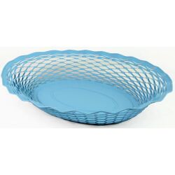 Corbeille à pain 25 x 18 cm Bleu - Vintage