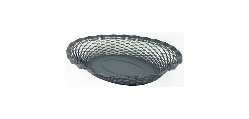 Corbeille à pain ovale en inox, gamme Vintage by So Cuisine