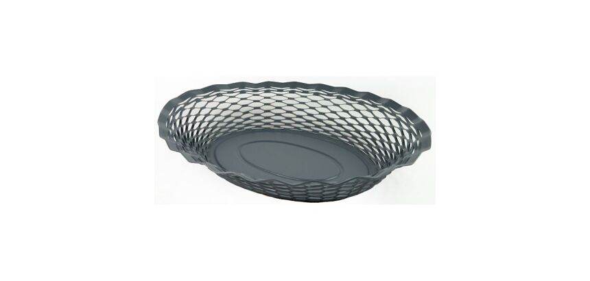 Corbeille à pain 30 x 24 cm Gris Givré - Vintage