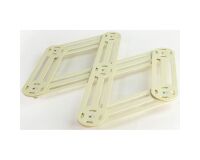 Dessous de plat extensible Blanc Vanille - Vintage