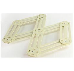 Dessous de plat extensible Blanc Vanille - Vintage