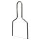 Lyre droite 10 cm Inox