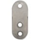 Naissance entre murs - My dressing - ovale 30 x 15 mm - chrome - lot de 2