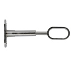 Support réglable - My dressing - 65 à 95 mm - axe/mur - ovale 30 x 15  mm -