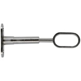Support réglable - My dressing - 65 à 95 mm - axe/mur - ovale 30 x 15  mm -