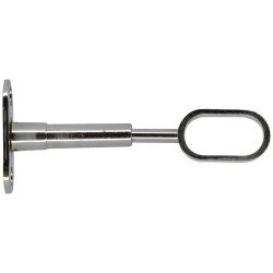 Support réglable - My dressing - 65 à 95 mm - axe/mur - ovale 30 x 15  mm -