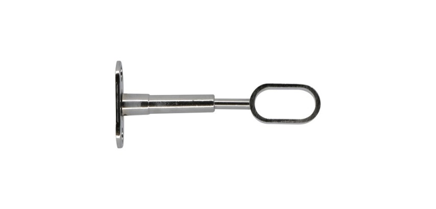 Support réglable - My dressing - 65 à 95 mm - axe/mur - ovale 30 x 15  mm -